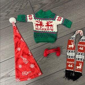 Maker’s Mark Bourbon Bottle Holiday Accessories